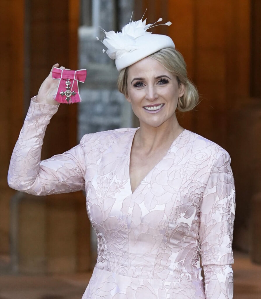 Collecting Her Mbe At Windsor Castle