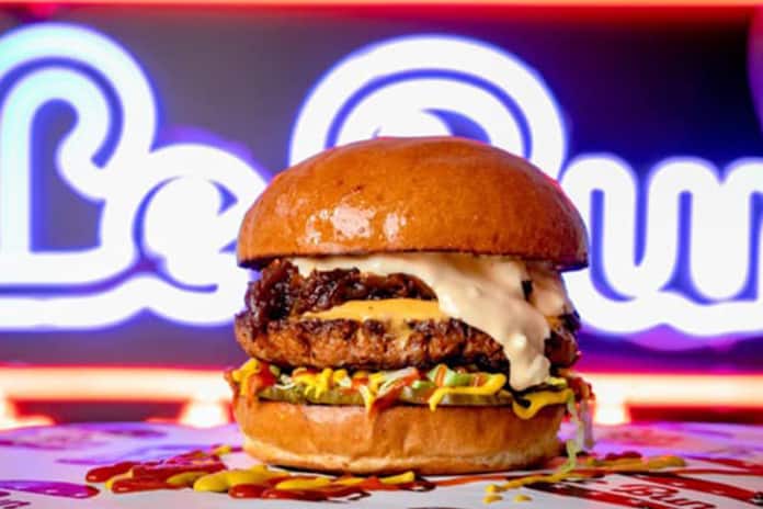 Le Bun vegan burger vegan junk food for Veganuary