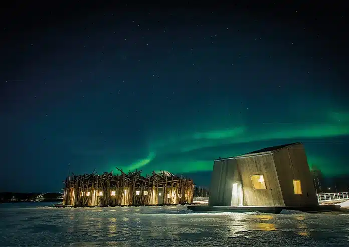 Arctic Bath Hotel - best places to see the Northern Lights