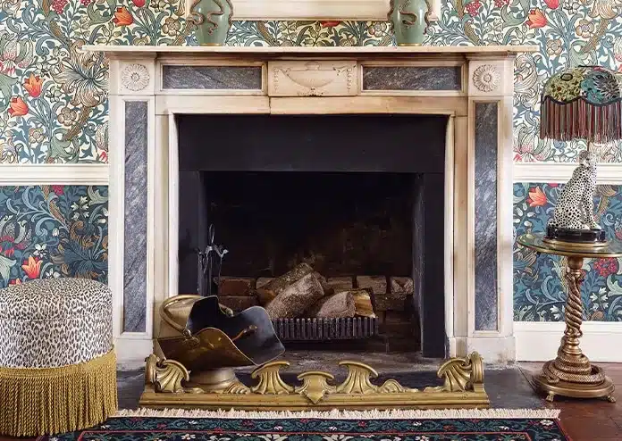 Fireplace at House of Hackney