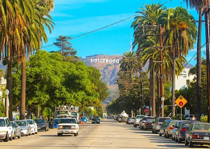 Hollywood Sign - best US states to visit