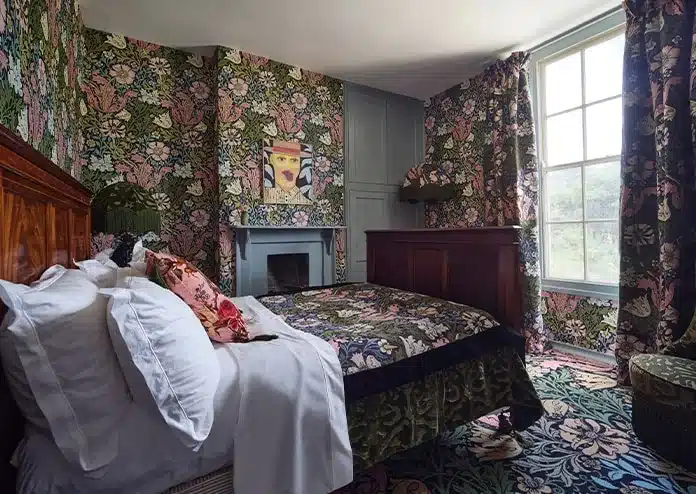 Interiors, bedroom at House of Hackney