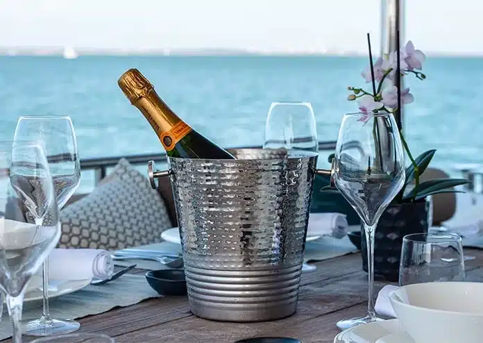 Luxury Yacht Experience Champagne