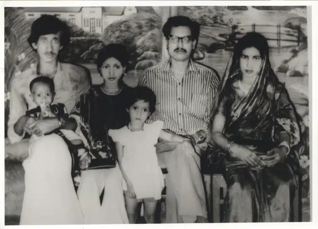 rana begum with family crana begum